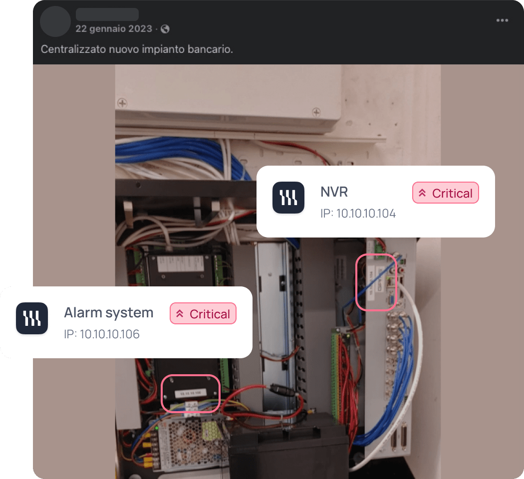 Supply chain risk via vendor installation post
