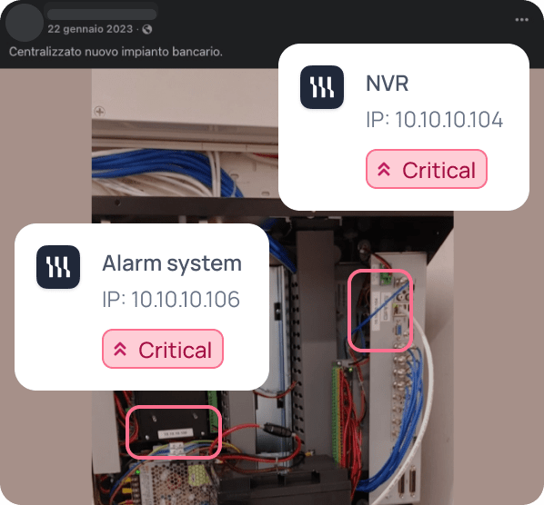 Supply chain risk via vendor installation post